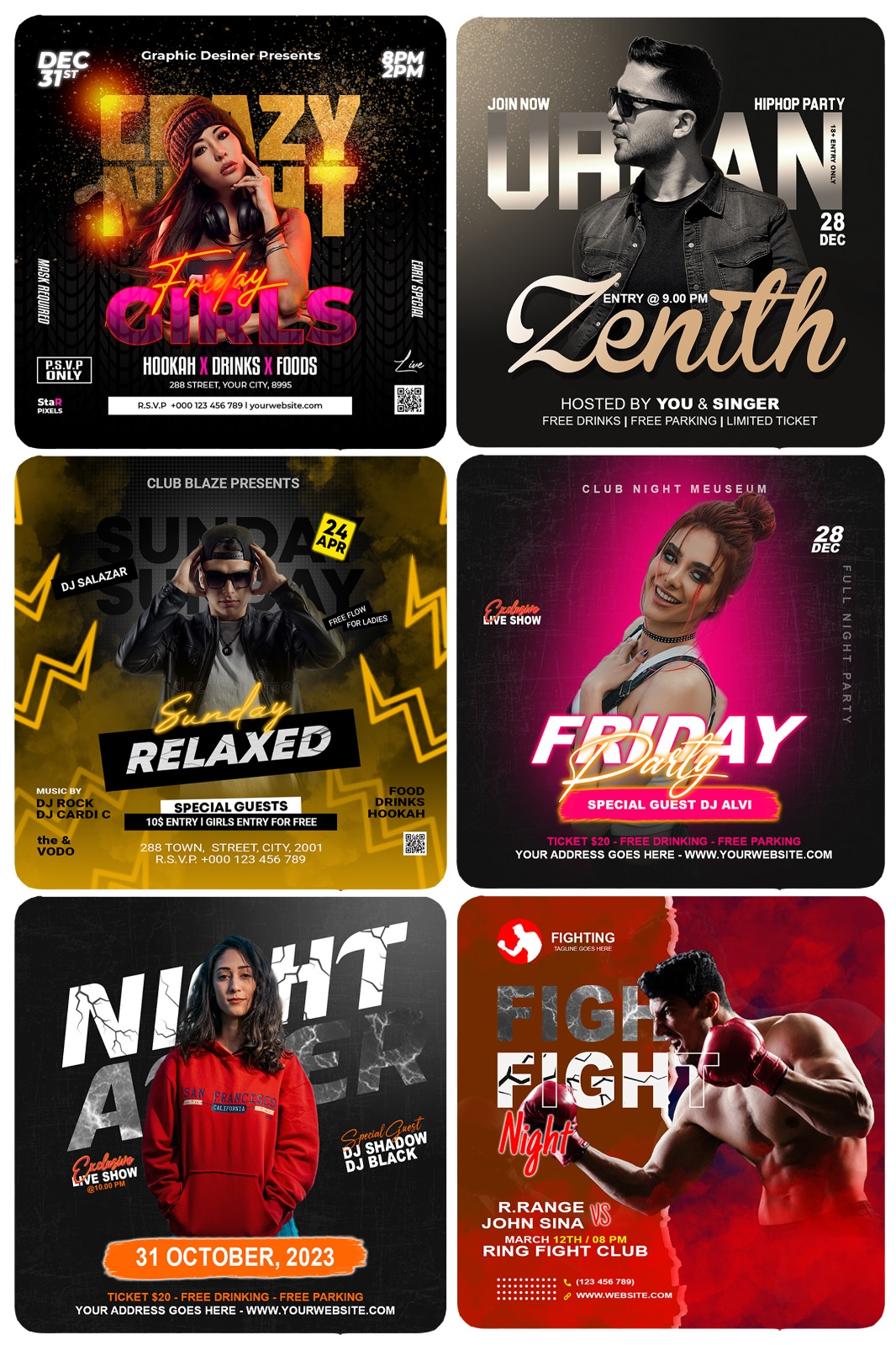 Event poster design